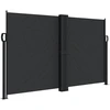 Image de vidaXL Store latéral extensible noir 140x1200 cm