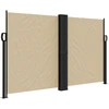 Image de vidaXL Marquise latérale extensible Beige 140x1200 cm