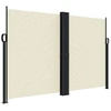 Image de vidaXL Marquise latérale extensible Crème 160x1200 cm