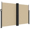 Image de vidaXL Marquise latérale extensible Beige 160x1200 cm