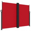 Image de vidaXL Marquise latérale extensible rouge 180x1200 cm