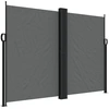 Image de vidaXL Marquise latérale extensible Anthracite 180x1200 cm