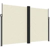 Image de vidaXL Marquise latérale extensible Crème 220x1200 cm