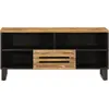 Image de vidaXL Armoire TV 100x34x46 cm Bois de manguier massif rugueux