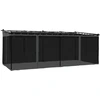 Image de vidaXL Pavillon avec parois en filet Anthracite 6x3 m acier