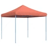 Image de vidaXL Tente de réception pliante Pop-Up rouge terracotta 292x292x315 cm
