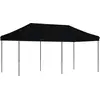 Image de vidaXL Tente de réception pliable Pop-Up noire 580x292x315 cm