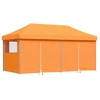 Image de vidaXL Tente de réception pliable Pop-Up avec 4 panneaux latéraux Orange