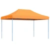 Image de vidaXL Tente de réception pliable Pop-Up Orange 440x292x315 cm