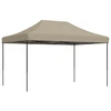 Image de vidaXL Tente de réception pliable Pop-Up Taupe 440x292x315 cm