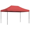 Image de vidaXL Tente de réception pliable Pop-Up rouge bourgogne 440x292x315 cm