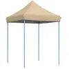 Image de vidaXL Tente de réception pliable Pop-Up Beige 200x200x306 cm