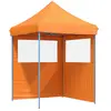 Image de vidaXL Tente de réception pliable Pop-Up avec 2 parties latérales Orange