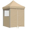 Image de Vidaxl Partytent Popup pliable avec 4 parois latérales Beige