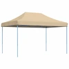 Image de vidaXL Tente de réception pliable Pop-Up Beige 410x279x315 cm