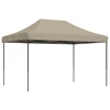 Image de vidaXL Tente de réception pliable Pop-Up Taupe 410x279x315 cm