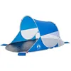 Image de vidaXL Tente de plage bleu azur Pop-Up imperméable