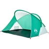 Image de vidaXL Tente de plage 2 personnes vert lac Pop-Up imperméable