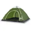 Image de vidaXL Tente de camping 5 personnes Vert Quick Release