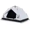 Image de vidaXL Tente de camping dôme 2 personnes Blanc Obscurci Quick Release