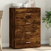 Image de vidaXL Sideboard chêne fumé 60x31x84 cm bois composite