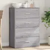 Image de vidaXL Sideboard Gris Sonoma 60x31x84 cm Bois composite