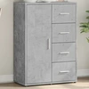 Image de vidaXL Sideboard gris béton 60x31x84 cm Bois composite