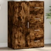 Image de vidaXL Sideboard chêne fumé 60x31x84 cm bois composite