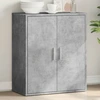 Image de vidaXL Sideboard gris béton 79x38x80 cm Bois composite