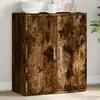 Image de vidaXL Sideboard chêne fumé 79x38x80 cm bois composite