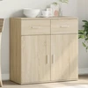 Image de vidaXL Sideboard chêne Sonoma 79x38x80 cm bois composite