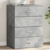Image de vidaXL Sideboard gris béton 60x39x80 cm Bois composite