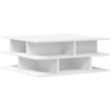 Image de vidaXL Table basse blanche 70x70x29 cm Bois composite
