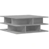 Image de vidaXL Table basse gris béton 70x70x29 cm Bois composite
