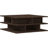 Image de vidaXL Table basse marron imitation chêne 70x70x29 cm Bois composite