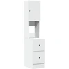 Image de vidaXL Armoire de cuisine blanche 35x50x180 cm Bois composite