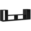Image de vidaXL Armoires TV 2 pcs. noir 75x30x50 cm Bois composite