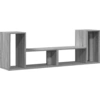 Image de vidaXL Armoires TV 2 pcs. Gris Sonoma 75x30x50 cm Bois composite