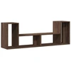 Image de vidaXL Armoires TV 2 pcs. Brun imitation chêne 75x30x50 cm Matériau dérivé du bois