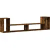 Image de vidaXL Armoires TV 2 pcs. Chêne fumé 100x30x50 cm Matériau dérivé du bois