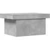 Image de vidaXL Table basse gris béton 80x55x40 cm Bois composite