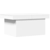 Image de vidaXL Table basse blanche 100x55x40 cm Bois composite
