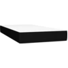 Image de Matelas à ressorts ensachés Noir 120x190x20 cm Tissu