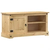 Image de vidaXL Armoire TV Corona 100x40x52 cm Pin massif
