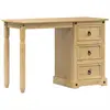 Image de vidaXL Coiffeuse Corona 110x47x75 cm pin massif