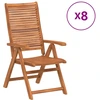 Image de VidaXL 3214479, Terrasse, Assise rembourrée, Acacia, 110 kg, 46,5 cm, 55,5 cm