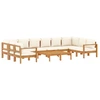 Image de vidaXL Ensemble de 8 canapés de jardin avec coussins en bois massif d'acacia