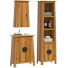 Image de vidaXL Ensemble de meubles de salle de bain 3 pièces pin massif