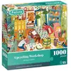 Image de Puzzle 1000 pièces JUMBO Falcon de luxe Upcycling Workshop multicolore avec poster - Neuf