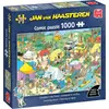 Image de Jan van Haasteren - Camping dans la forêt